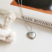 L & P, подлинное серебро 925 пробы, ожерелье в виде сердца, элегантное ювелирное изделие для юбилейной вечеринки для женщин, подарки, длина 45 см 2024 - купить недорого