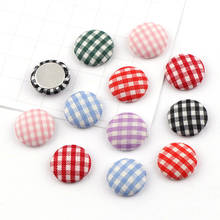 30 Pcs 15mm Mixed Lattice Buttons Fabric Scrapbooking Fabric Covered Buttons Lace Button For DIY Sewing Accessories 2024 - buy cheap