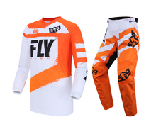 Conjunto de Jersey y pantalón naranja Fly Fish Racing, MX, ATV, BMX, MTB, equipo de ciclismo, Motocross, Dirt Bike, 2019 2024 - compra barato
