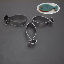 1pcs Fish Shape Cookie Cutter Mold Stainless Steel Pastry Biscuit Fondant Cake Baking Mold Cake Decorating Tools 2024 - buy cheap