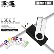 Suntrsi swivel USB Flash Drive memory usb stick U disk pen drive 64GB USB 2.0 USB 8GB 16GB 32GB pendrive Flash Drive Free Ship 2024 - buy cheap