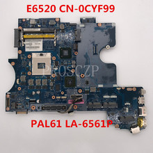 Placa base para portátil E6520 CN-0CYF99 0CYF99 CYF99 PAL61 LA-6561P 100%, totalmente probada, Envío Gratis 2024 - compra barato