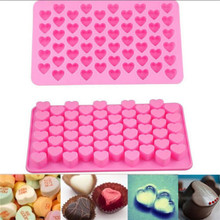Cake Mold Silicone Mold 55 Heart Silicone Cake Tools Chocolate Cookies Baking Mould Ice Cube Soap Mold Tray Bakeware Mold Mould 2024 - buy cheap