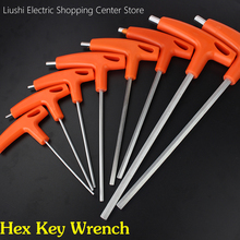 8pcs Free Shipping Chromium-vanadium Steel T type allen wrench repairing hand CR-V hexkey with falt head High Quality wrench Set 2024 - buy cheap