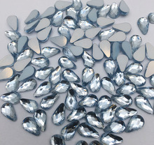 2018 nice epoxy tear  drop shape hot fix epoxy rhinestone / fashion crystal 2024 - buy cheap