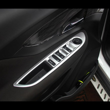 Reposabrazos Interior mate para Buick Encore Opel Mokka 2012- 2016, cubierta de Panel de interruptor de ventana, embellecedor, guarnición, 4 Uds. 2024 - compra barato