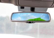 ABS Chrome Car Styling Interior Rearview Mirror frame Decoration Cover Sticker For Kia Sportage 2016 2017 KX5 Auto Accessories 2024 - buy cheap