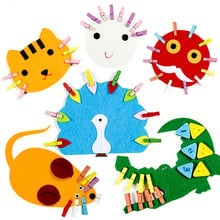 Brinquedos da criança 2 anos criativo arco-íris dos desenhos animados animais artes e ofícios brinquedos interessantes para crianças crianças artesanato diy conjunto presente da menina 2024 - compre barato