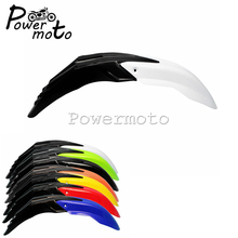 Black White Motorcycle Front Fender Guard Cover Mudguard Dirt Bike Motocross Enduro Supermoto For EXC XCF KLX KLF WR TTR 2024 - buy cheap