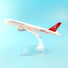 Aircraft Model Metal Plane Model Toy Aeroplane Model Toys Airplane Model 16cm 1:400 20CM Airbus A380 Boeing 777 Aeroflot/Turkey 2024 - buy cheap