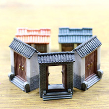 Китай, дверь, история здания, миниатюрная сказочная декорация для сада, аксессуары для рукоделия 2024 - купить недорого