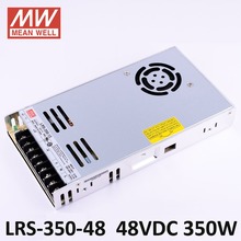 регулируемый импульсный источник питания MeanWell 3D Печати питания LRS-350-48 48VDC 350 Вт Импульсный Источник питания CCTV водить водитель 350 Вт 48 В AC DC адаптер 2024 - купить недорого