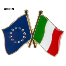 European Union Italy Friendship Flag Badge Flag pin 10pcs a lot XY0073-5 2024 - buy cheap