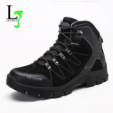 High Quality Boots Men Shoes Outdoor Sneakers Lace Up Suede Work Shoes Non-slip Mens Boties Rubber Ankle Boots Comfort Sneakers 2024 - buy cheap