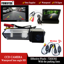 FUWAYDA-cámara de visión trasera inalámbrica para coche, Monitor plegable de 4,3 pulgadas, para Mitsubishi Challenger Grandis Nativa Pajero Sport 2024 - compra barato