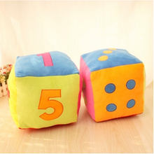 Candice guo! super cute plush toy big dice numbers dots sofa cushion soft stuffed pillow creative birthday Christmas gift 1pc 2024 - buy cheap