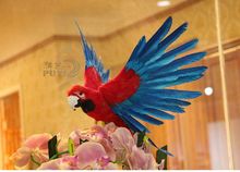 about 30x55cm simulation clourful parrot toy lifelike  spreading wings parrot model garden decoration gift t036 2024 - buy cheap