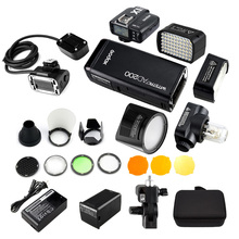 Godox-Flash de bolsillo 2,4G TTL HSS AD200 + 4 cabezales de luz (H200R /H200/H200J/AD-L) + adaptador de extensión EC200 + Kit de accesorios de AK-R1 2024 - compra barato