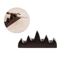 Retro Chinese Calligraphy Pen Holder Vintage Wooden Brush Rest Stand Pen Rack Elegant Figurines Miniatures 2024 - buy cheap