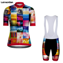 SPTGRVO LairschDan 2018 Pro Cycling Jersey Retro Set Team Women Riding Bike Jersey Maillot Ciclismo Mountain Bike Cycling Jersey 2024 - buy cheap