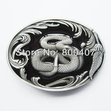 Wholesale Retail Men Belt Buckle Western Wildlife Snake Belt Buckle BUCKLE-WT092 Factory Direct Fast Delivery Free Shipping 2024 - buy cheap