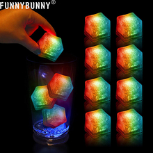 FUNNYBUNNY  5PCS LED Glow Ice Cubes Multiple Color Lights up Toy Party Bars and Festival 2024 - buy cheap