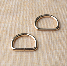 1 1/4 inch (30mm) inside wide Gold  Plated Unwelded D Rings Metal Rings for Bag Making 50pcs/lot 2024 - buy cheap