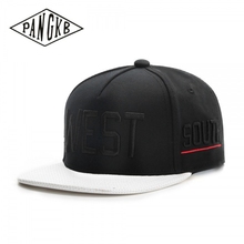 Maxi boné west, chapéu de algodão com letras pretas, estilo hip hop, snapback, chapéu para homens e mulheres, casual 2024 - compre barato