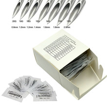 100pcs/Box Sterile Steel Disposable Body Piercing Needles Assorted Sizes Supply 12/13/14/15/16/18G 2024 - buy cheap