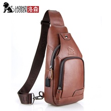 Genuine Leather Bag Cross Body Chest Back Pack High Quality Travel fashion Cross Body Messenger Shoulder Bag  Leather Bag 2024 - buy cheap