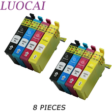 8X T0694 T0693 T0692 T0691 LuoCai Cartucho de Tinta Compatível Para Epson Workforce 310 315 500 600 610 615 1100 30 40 Impressora 2024 - compre barato