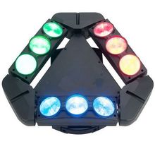 Hot Sales Portable NEW Moving Head Light LED Mini Spider 8*12W RGBW 16/48CH DMX Stage Beam Light For christmas laser projector 2024 - buy cheap