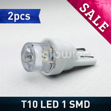 2pcs super bright T10 1SMD W5W 1W Lights LED Concave Lens Width headlight Lamp Light GLOWTEC all colors 2024 - buy cheap