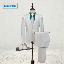 2017 mais recente casaco pant design branco marfim terno masculino ajuste fino 3 peça smoking ternos de casamento feitos sob encomenda do noivo formatura blazer terno masculino 2024 - compre barato