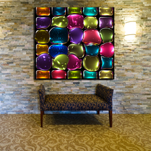 Jqhyart colorido pinturas de vidro coloridas sobre tela fotos modernas da parede para a decoração da casa da sala de estar sem pintura a óleo da moldura 2024 - compre barato