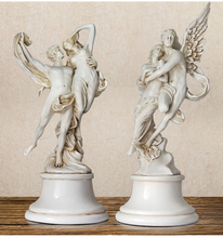 European antique love angel ornaments, living room study TV cabinet crafts, home decoration happiness gifts 2024 - buy cheap