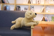 Grande 60 cm castanho claro Labrador cão propenso brinquedo macio da boneca de pelúcia travesseiro para dormir presente de Natal b1887 2024 - compre barato
