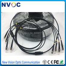 Cable blindado de fibra para roedores, Cable de 8 núcleos OM3 OM3-300, 1000M, 5,0mm LSZH, ST/LC/FC/SC 2024 - compra barato