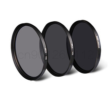 Filtro ND de densidad neutra para cámara DSLR, ND2, ND4, ND8, 30, 37, 40,5, 43mm, 46mm, 49MM, 52MM, 55MM, 58MM, 62MM, 67MM, 72MM, 77MM, 3 uds. 2024 - compra barato