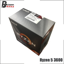 AMD Ryzen 5 3600 R5 3600 3.6 GHz Six-Core Twelve-Thread CPU Processor 7NM 65W L3=32M  100-000000031 Socket AM4 new and with fan 2024 - buy cheap