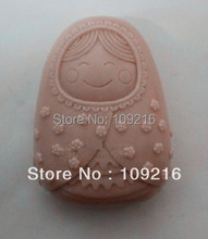 Оптовая продажа! 1 шт., силиконовая форма для мыла ручной работы для маленьких девочек (ZX972) 2024 - купить недорого