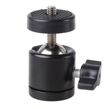 Photography 360 Degree Swivel Mini Ball Head Ballhead 1/4'' & 3/8'' Screw for Camera Tripod Monopod Studio 2024 - buy cheap