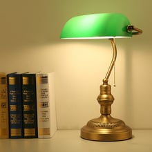 Светодиодная настольная лампа, изумрудное стекло, 110 В, 220 В 2024 - купить недорого
