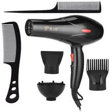 Hair Dryer Blow Portable High Power Professional Electric Hair Dryer Travel Hairdressing Hot&Cool with Wind Collecting Nozzle 2024 - buy cheap