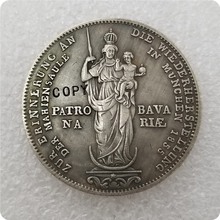 Памятные монеты 1855 копия немецких штатов-копия монеты 2024 - купить недорого