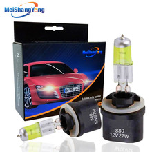 2PCS 881 894 H27 Halogen Bulbs 27W fog lamps light 12V Car Light Yellow Amber 2024 - buy cheap