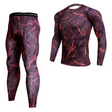 Sports Compression Underwear Running Clothing Men 2 Piece tracksuit Men Fitness Quick-drying Tights Rashguard Men Sportsman Wear 2024 - buy cheap