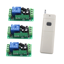DC 12V 10A 1 CH 1CH RF Wireless Remote Control Switch System, Remote Light Switch 3000m Long Distance Transmitter Receiver 2024 - buy cheap