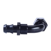 ESPEEDER AN8 Push On Black 90 Degree Aluminum AN Fittings Fuel Oil Cooler Hose Fitting Reusable Hose End Adapter Oil Fittings 2024 - buy cheap