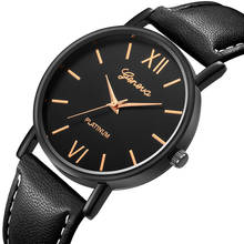 Men Women Leather Strap Line Analog Quartz Ladies Wrist Watches Fashion Watches Business Wristwatches Classics Dress Watch 2024 - buy cheap
